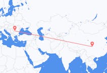 Flyrejser fra Mianyang, Kina til Craiova, Rumænien