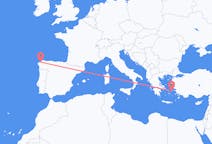 Flights from A Coruña, Spain to Icaria, Greece