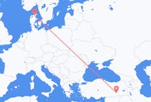 Flights from Diyarbakır, Turkey to Aalborg, Denmark