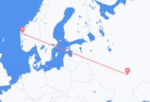 Loty z miasta Penza do miasta Førde