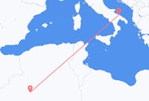 Flyreiser fra Timimoun, Algerie til Bari, Italia