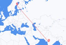 Flyreiser fra Aurangabad, India til Vasa, Finland