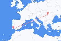 Loty z dystryktu Faro, Portugalia do Kluż-Napoki, Rumunia