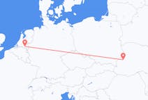 Vluchten van Lviv, Oekraïne naar Eindhoven, Nederland