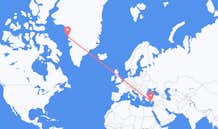 เที่ยวบิน จาก Upernavik, กรีนแลนด์ ไปยัง Gazipaşa, ตุรกี