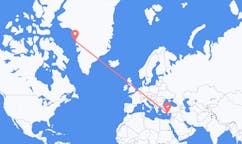 Flyg från Upernavik, Grönland till Gazipaşa, Turkiet