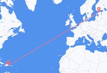 Flyrejser fra Santo Domingo til Tallinn