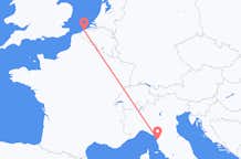 Flyrejser fra Pisa, Italien til Ostend, Belgien