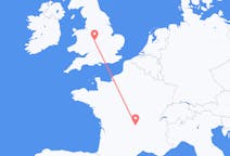 Vols de Clermont Ferrand, France à Birmingham, Angleterre