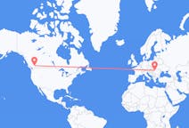 Flyreiser fra Kamloops, Canada til Oradea, Romania
