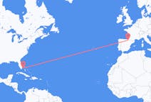 Flyg från Bimini, Bahamas till Pamplona, Spanien