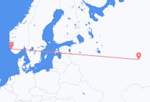 Flights from Izhevsk, Russia to Stavanger, Norway