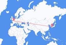 Flyreiser fra Hiroshima, Japan til Paris, Frankrike