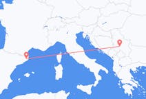 Fly fra Kraljevo til Girona
