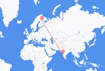 Flights from Kolhapur, India to Kuusamo, Finland