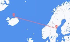 Loty z Grimsey, Islandia do Sundsvall, Szwecja