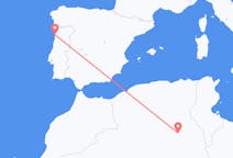 Flyrejser fra Hassi Messaoud, Algeriet til Porto, Portugal