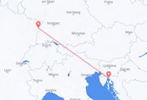 Flights from Rijeka, Croatia to Strasbourg, France
