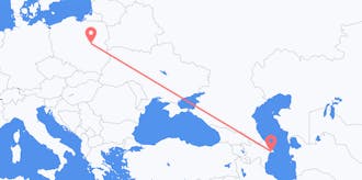 Flyrejser fra Aserbajdsjan til Polen