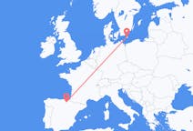 Flights from Vitoria-Gasteiz, Spain to Bornholm, Denmark