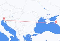 Flyg från Gelendzhik till Trieste