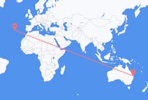Flug frá Brisbane til Ponta Delgada