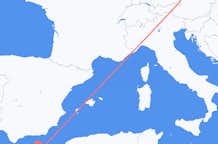 Flyreiser fra Nador, til Salzburg