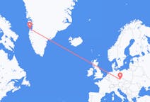 Flyreiser fra Aasiaat, Grønland til Praha, Tsjekkia