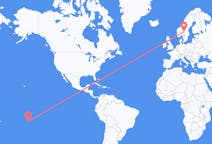 Flüge von Raiatea, Französisch-Polynesien nach Rörbäcksnäs, Schweden