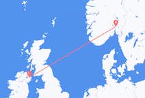 来自北爱尔兰的出发地 贝尔法斯特目的地 挪威奥斯陆的航班