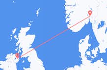 Flyrejser fra Belfast til Oslo
