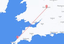 Flyreiser fra Newquay, England til Birmingham, England