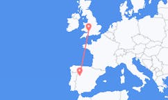Flyreiser fra Salamanca, Spania til Bristol, England