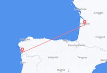 Flyrejser fra Bordeaux, Frankrig til Vigo, Spanien