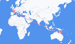 Flyrejser fra Townsville, Australien til Reus, Spanien