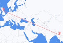 Flights from Lashio, Myanmar (Burma) to Newcastle upon Tyne, the United Kingdom