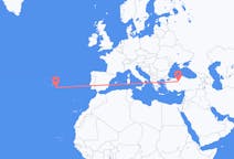 Flights from Ponta Delgada, Portugal to Ankara, Turkey