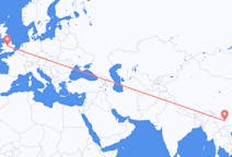 Flights from Kunming, China to Birmingham, England