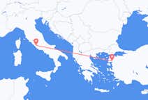 Flyrejser fra Edremit til Rom