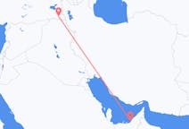 Vluchten van Abu Dhabi naar Hakkâri