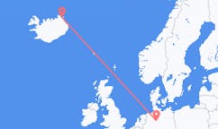 아이슬란드 토르쇼픈에서 출발해 독일 하노버로(으)로 가는 항공편