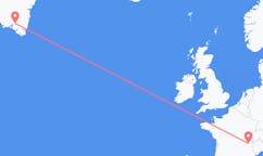Flyg från Chambery, Frankrike till Narsarsuaq, Grönland