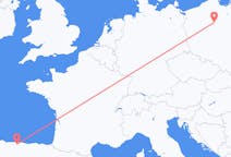 Flyreiser fra Bydgoszcz, Polen til Santiago del Monte, Spania
