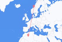 Flights from Timimoun to Trondheim