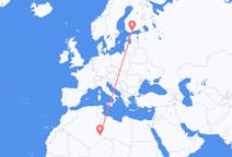 Flights from from Djanet to Helsinki