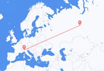 Flights from Khanty-Mansiysk, Russia to Milan, Italy