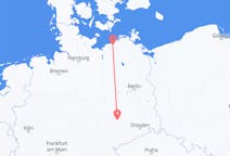 Lennot Leipzigistä, Saksa Rostockiin, Saksa