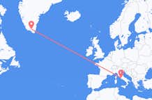 Flights from Narsarsuaq to Rome