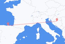 来自波斯尼亚和黑塞哥维那巴尼亚卢卡目的地 西班牙桑坦德的航班