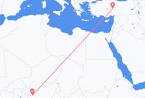 Flyreiser fra Ilorin, Nigeria til Kayseri, Tyrkia